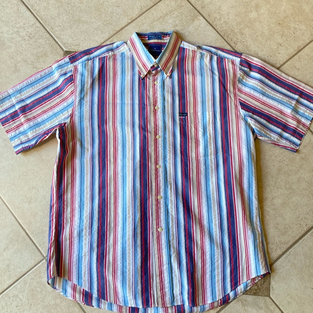Men’s Faconnable Striped Shirt